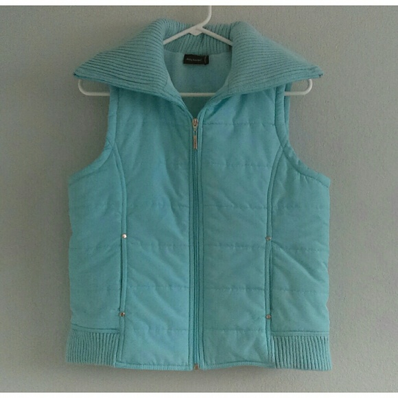 Daisy Fuentes Jackets & Blazers - Light Blue Vest Daisy Fuentes Jackets & Blazers - Light Blue Vest